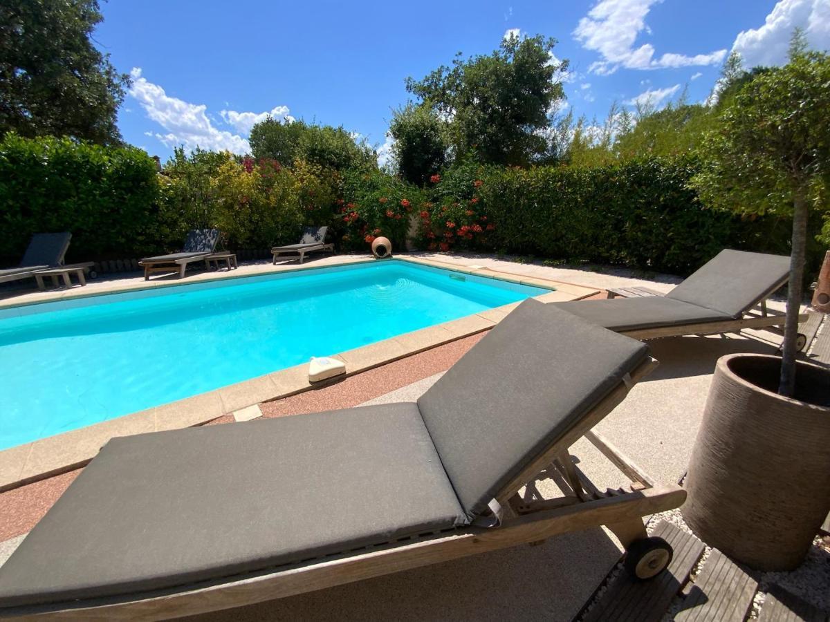 Villa climatisée, piscine privée chauffée, Fitness proche Cannes, Fréjus, St Raphael, Grasse Montauroux Extérieur photo