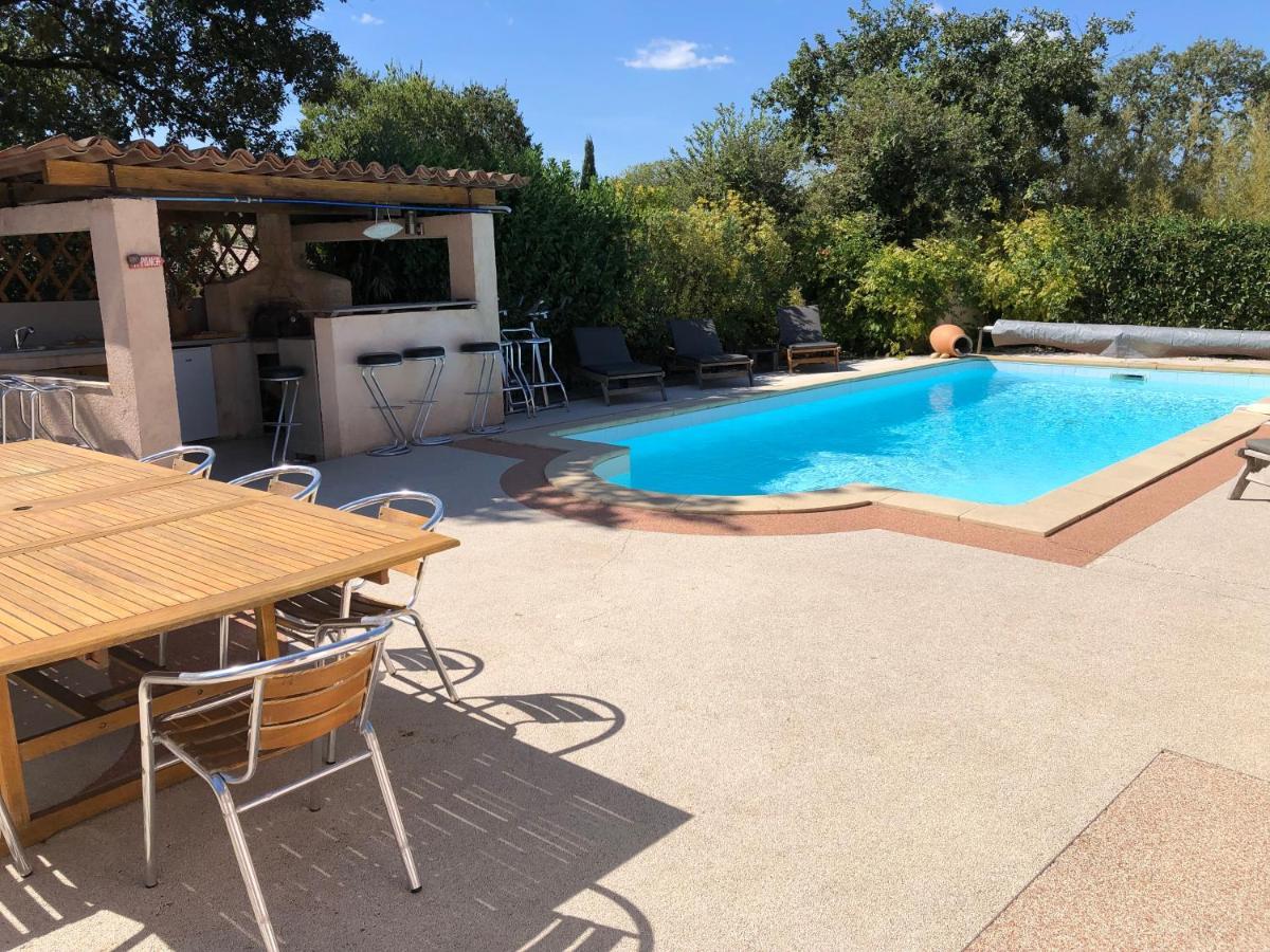 Villa climatisée, piscine privée chauffée, Fitness proche Cannes, Fréjus, St Raphael, Grasse Montauroux Extérieur photo